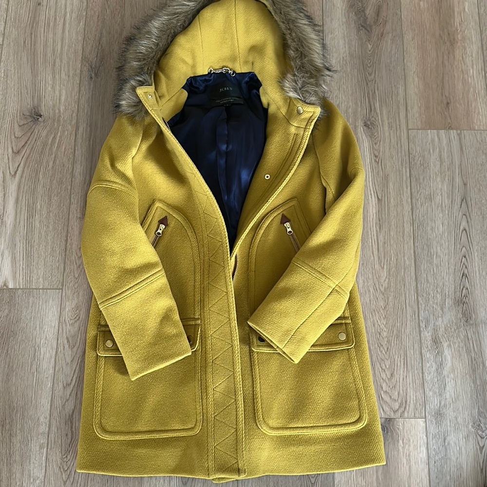 Jcrew Italian stadium coat size 8